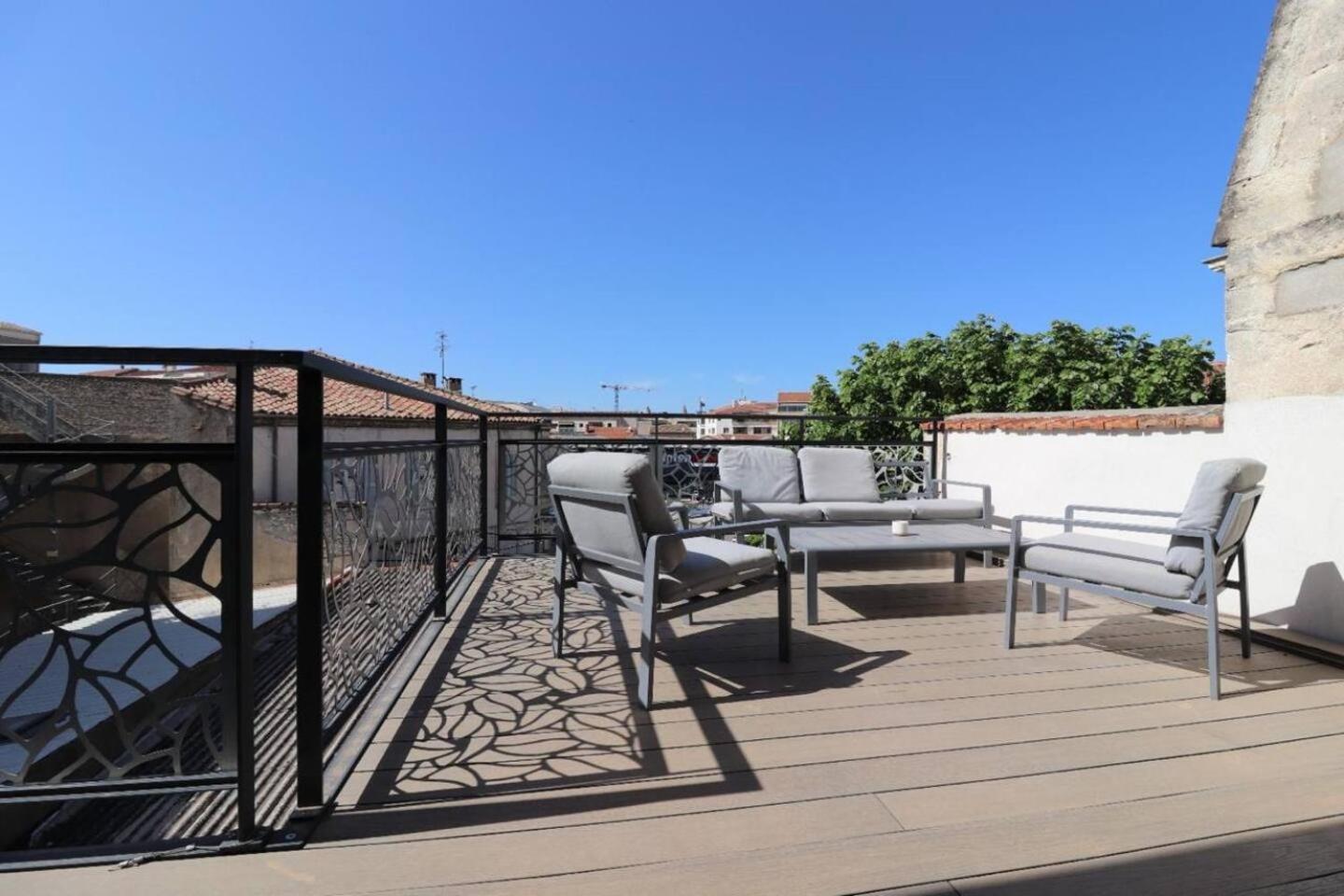 Appartamento Duplex 120M2 Terrasse Vue Sur Nîmes Esterno foto